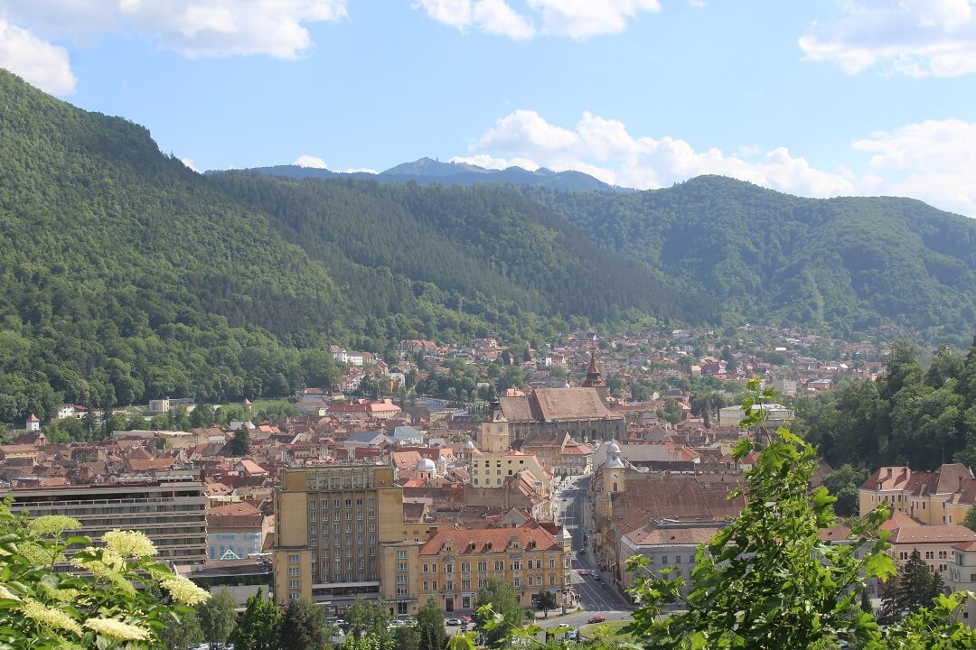 1 - Brasov by train - View of Brasov