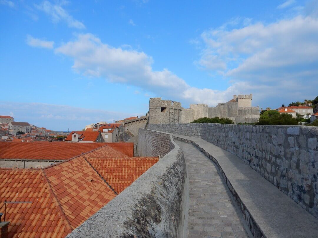 Dubrovnik by train - Early morning walk on the city walls