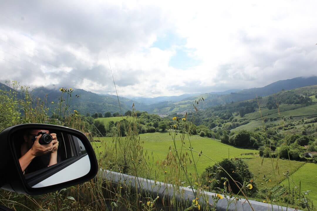 Oviedo by train - Stunning landscape on the way to Picos de Europa