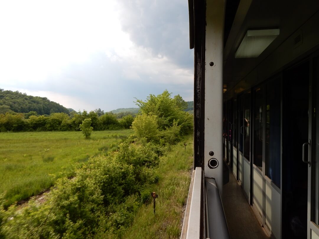 Interrail reservations in Bosnia and Herzegovina - View from the train