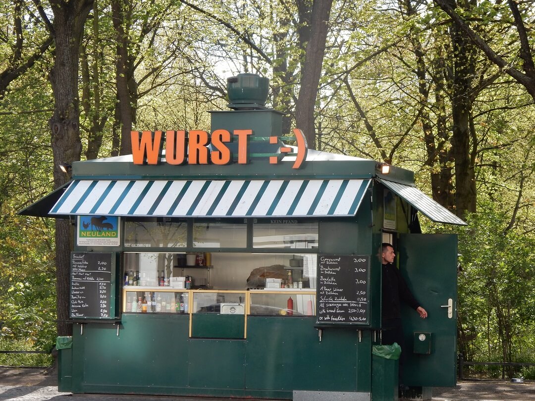 Interrail reservations in Germany - Würst würst würst!!