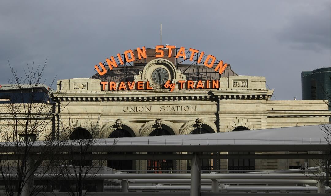 Traveling by train - Denver Union Station