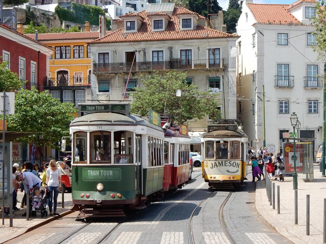 Interrail reservations in Portugal - A typical Lisbon sight