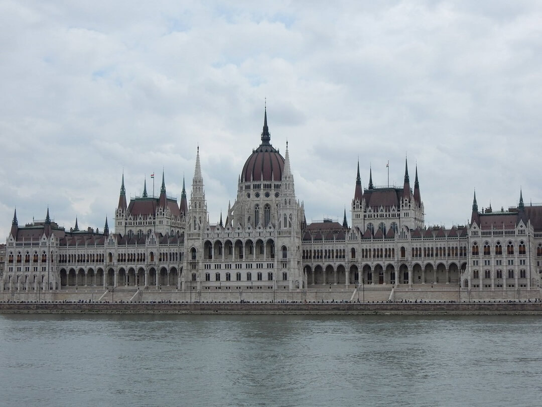 Budapest by train - Parlement Building in Hungary