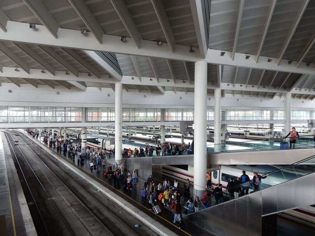 Madrid by train - Train Station Puerta de Atocha