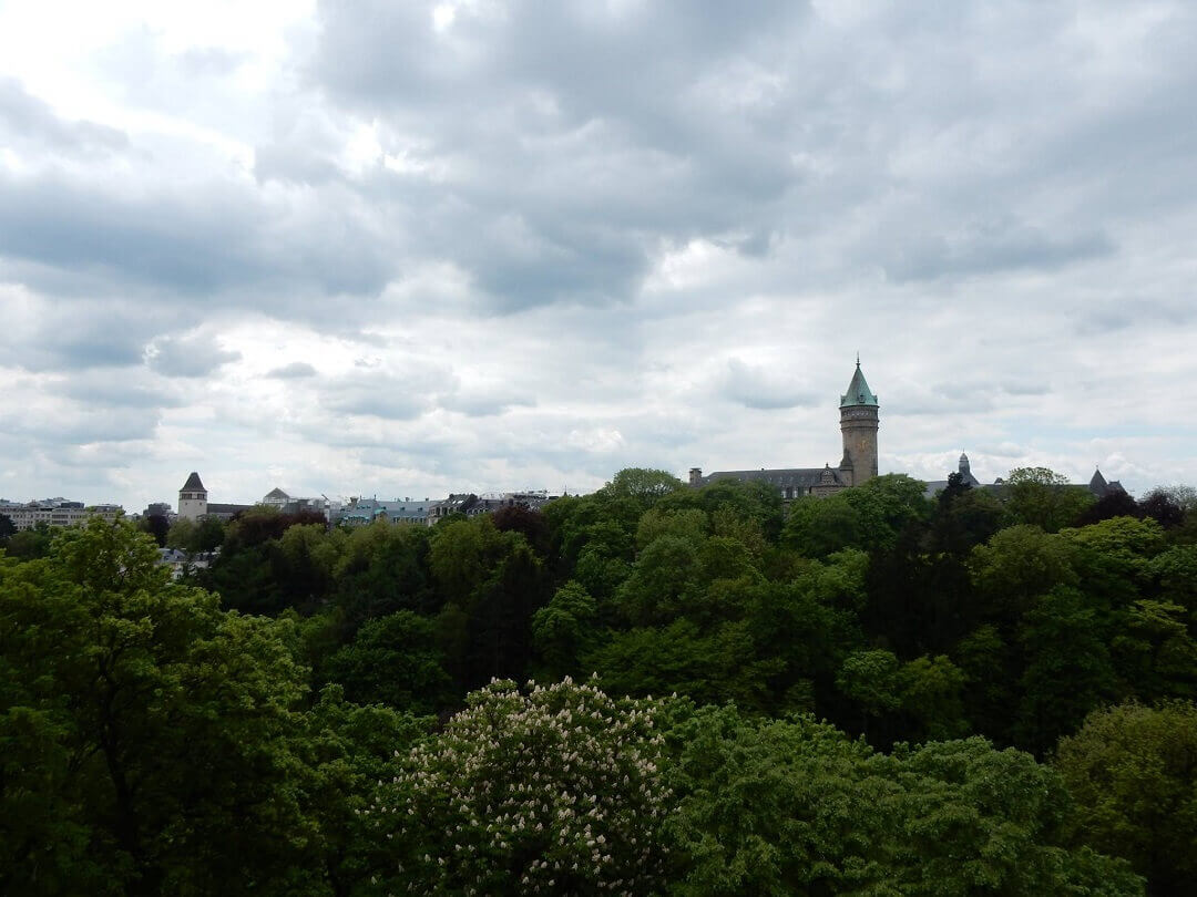 Luxembourg by train - View of Luxembourg