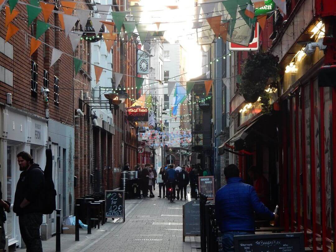 Dublin by train - The cozy streets of Dublin