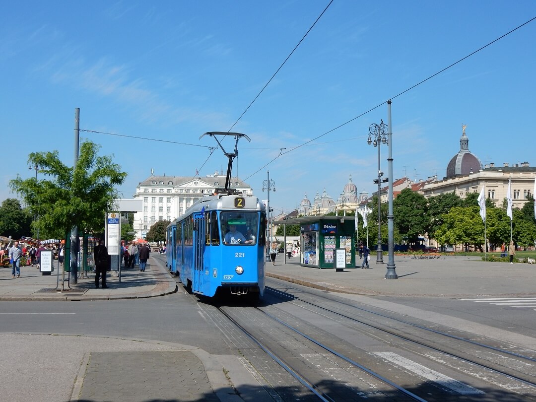 Night-Trains in Croatia - Tram in Zagreb
