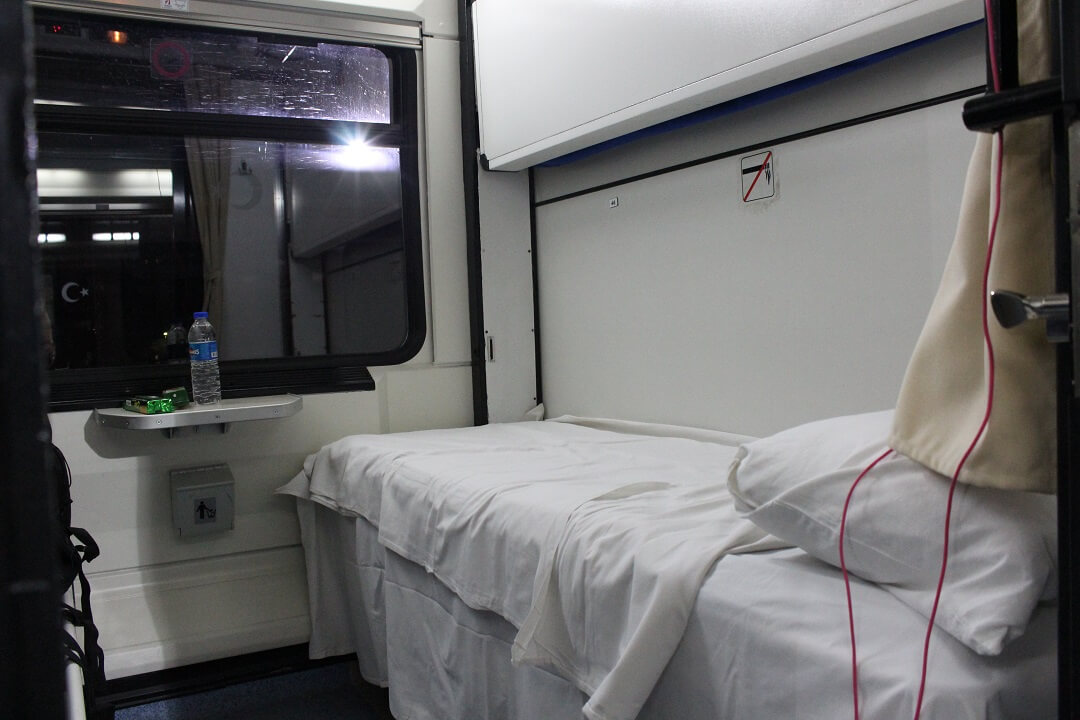 Eurail & Interrail train reservations - For only 10 Euro's you get a whole bed on the train to Istanbul!