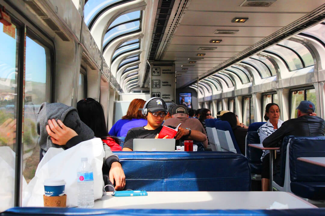 USA by train - The Viewing Car