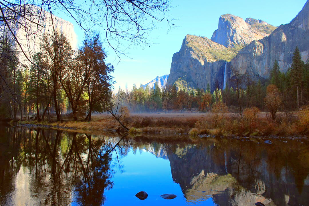 USA by train - Yosemite in one picture