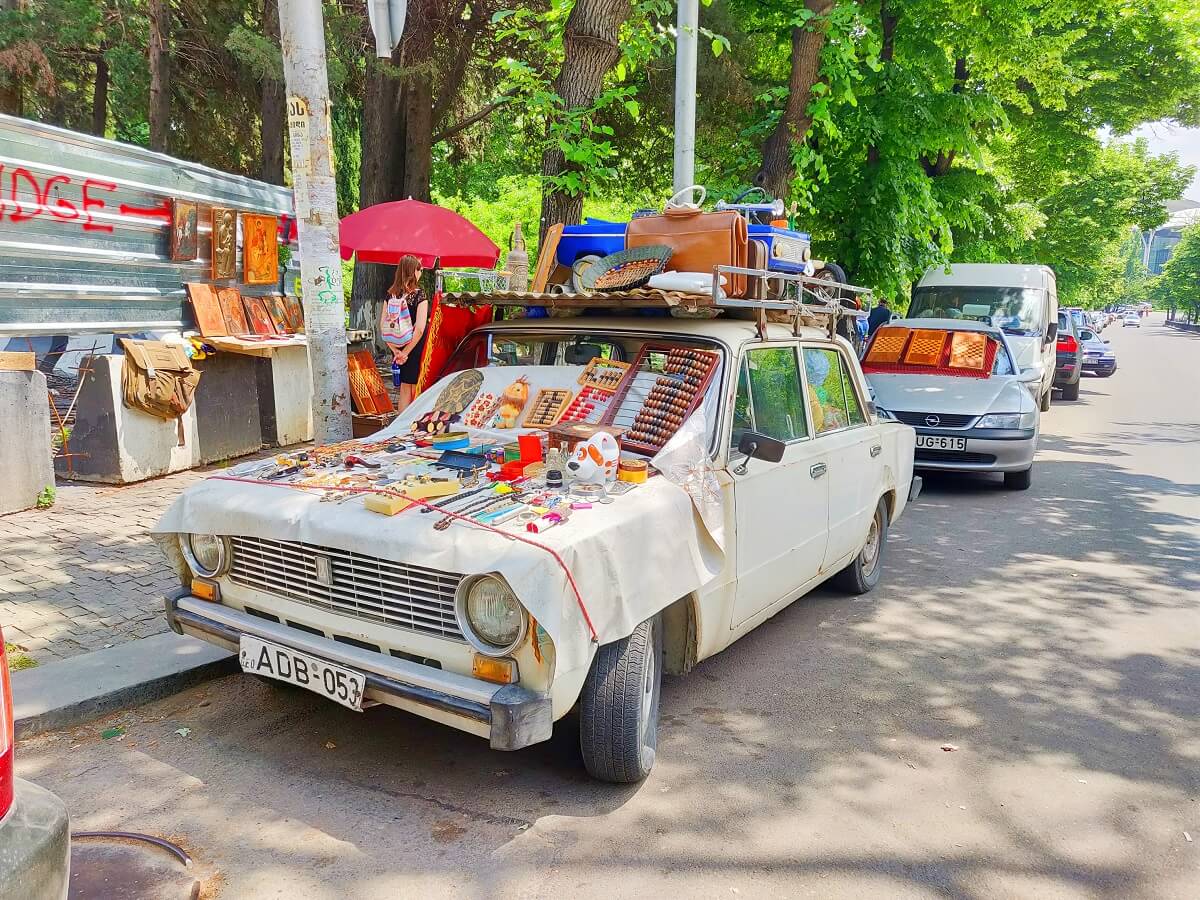 Top 10 things to do in Tbilisi - The Flea Market at Dry Bridge