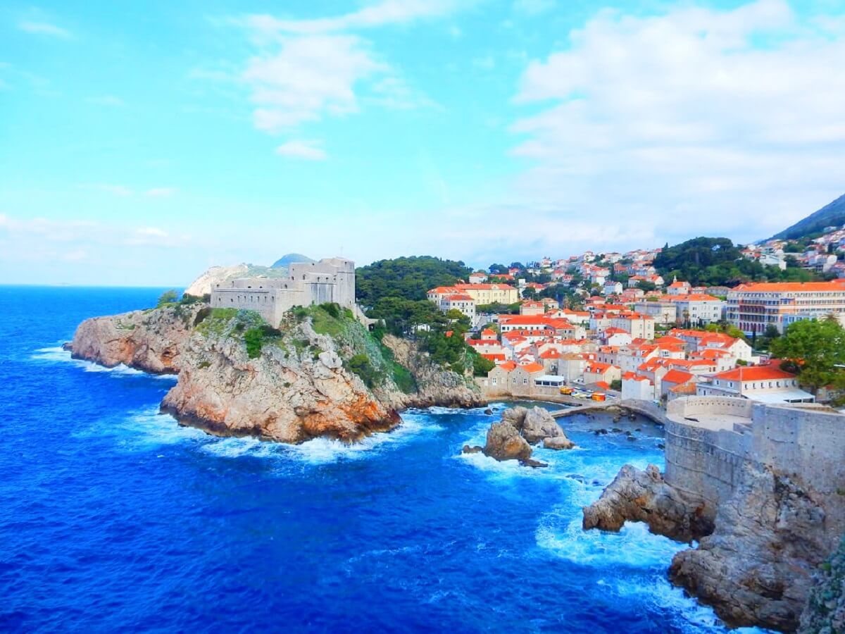 Dubrovnik by train - View from the medieval city walls